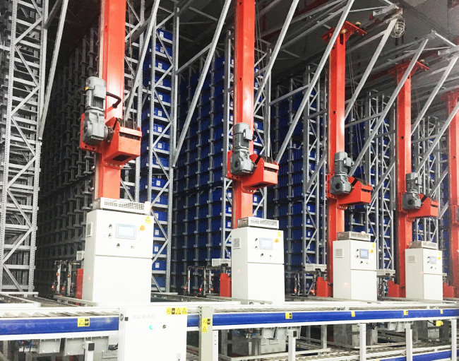 MiniLoad Stacker Crane ASRS Material Box Stacker Craneâ Automatic Storage and Retrieval System