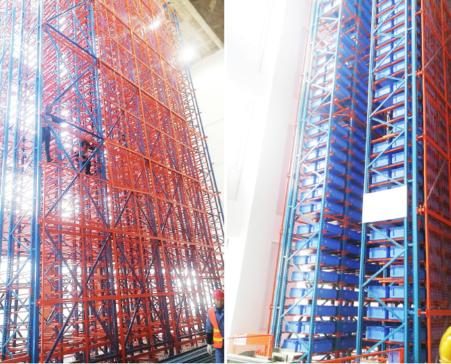 MiniLoad Stacker Crane ASRS Material Box Stacker Craneâ Automatic Storage and Retrieval System