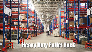 ชั้นวางคลังสินค้าระบบชั้นวางสินค้าแบบ Heavy Duty