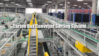 ระบบคัดแยกสายพานลำเลียงกล่องกระดาษ 02