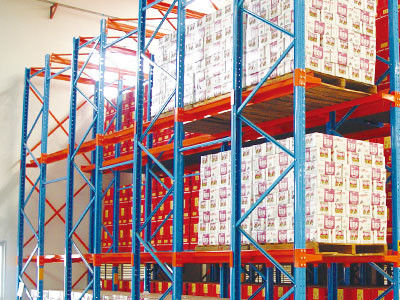 ขับผ่านเรคพอลเล็ต 1000mm X1200mm สําหรับอุตสาหกรรมอาหารและเครื่องดื่ม