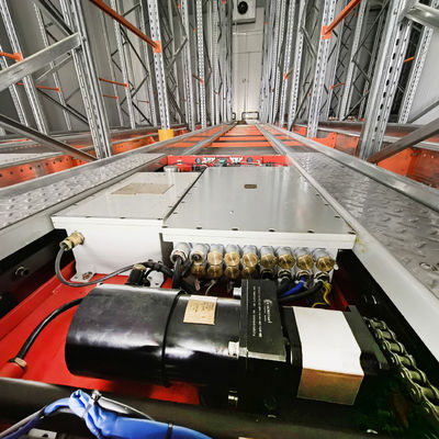 ระบบแร็คพาเลทแบบรถรับส่งวิทยุสองทางสำหรับคลังสินค้ากันระเบิด