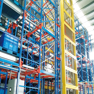 สี่ทาง Radio Shuttle Racking ASRS Pallet Runner Rack สี่ทาง Radio Shuttle Racking