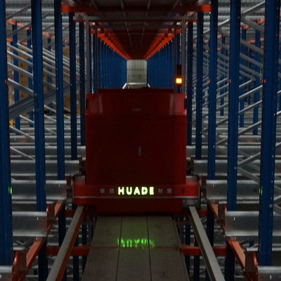 รถขนส่งวิทยุและพนักงานบรรทุกสําหรับพาเล็ต รันเนอร์ Racking Radio Shuttle Rack Shuttle Carrier
