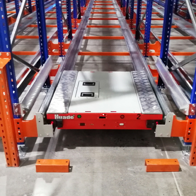 A18: ระบบรถขนส่งรังสี และรถยก (AGV) ระบบ Fifo Filo ระบบอัตโนมัติเต็ม ระบบ Racking Radio Shuttle