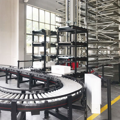 ระบบ Bin Box Miniload ระบบขนส่งหลายชั้น รถรับส่ง Miniload เครนวางซ้อน ASRS ระบบหยิบและดึงกล่องอัตโนมัติ