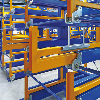 มือ Telescopic Cantilever Rack มือ Cranked Type Cantilever Rack สําหรับวัสดุยาว