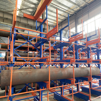 มือ Telescopic Cantilever Rack มือ Cranked Type Cantilever Rack สําหรับวัสดุยาว