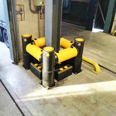 A56: HC MC Polygon Anti-Collision Guardrails รั้วป้องกันความปลอดภัยของคลังสินค้า รั้วป้องกันการจราจร