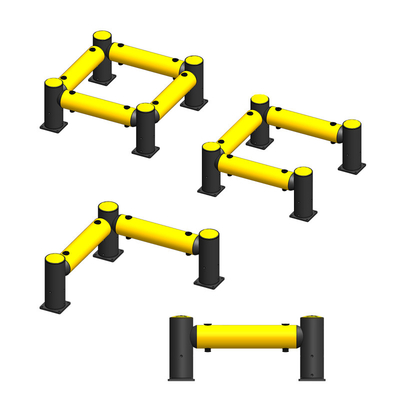 A56: HC MC Polygon Anti-Collision Guardrails รั้วป้องกันความปลอดภัยของคลังสินค้า รั้วป้องกันการจราจร