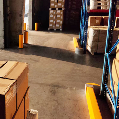 คอร์บบโค้งขัดขวาง Rack ปกป้องปลาย Racking สูง คุ้มกัน ปกป้องความปลอดภัย Anti-Collision Guardrails