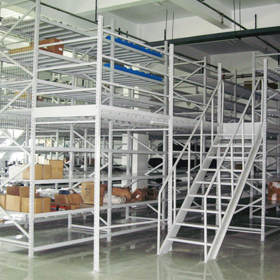 Mezzanine Racking สําหรับรถยนต์ 4s ร้านค้า Multi-Tier Rack ระบบ Rack ซุปเปอร์มาร์เก็ต