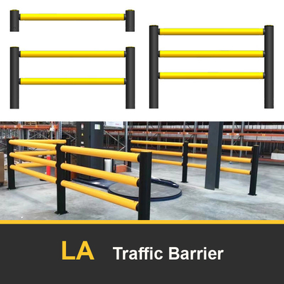 B44: ราวกั้นนิรภัยกันชน LA สำหรับคลังสินค้า ราวกั้นจราจรเพื่อความปลอดภัย