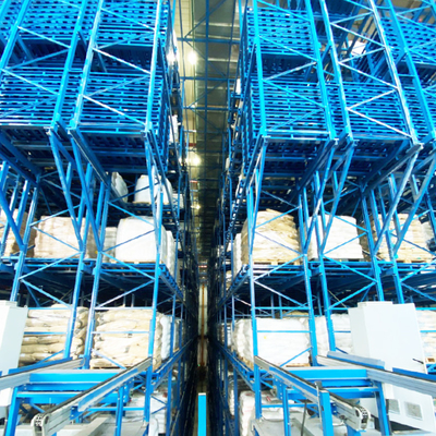 พาเล็ตซับซ้อนลึกแบบคู่ ASRS ระบบเก็บและเก็บของอัตโนมัติ
