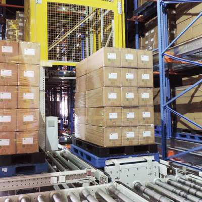 รถขนส่งสี่ทาง ASRS ระบบเก็บและเรียกคืนอัตโนมัติ