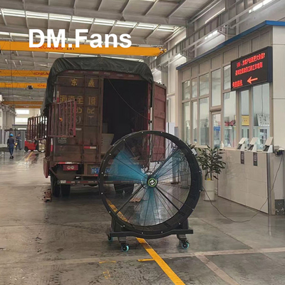แฟนอุตสาหกรรมขนาดใหญ่สําหรับโรงงาน แฟน HVLS ขนาดใหญ่ที่มีใบป้องกันการชน
