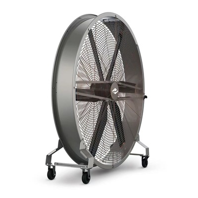 พัดลมขนาดใหญ่สําหรับอุตสาหกรรมสําหรับโรงเก็บ HVLS พัดลมสําหรับโรงงาน DM FANS