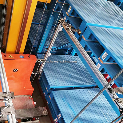 โครงสร้างเหล็กและไม้ พาเล็ตเหล็ก พาเล็ตโลหะสําหรับ ASRS ระบบการเก็บและการสรรหาอัตโนมัติ