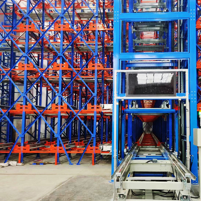 สี่ทาง Racking Radio Shuttle ASRS ระบบ Rack พาเลท รันเนอร์ 4 ทาง Racking Radio Shuttle