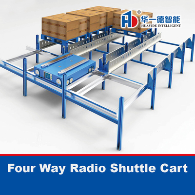 รถขนส่งวิทยุ 4 ทาง สําหรับ 4 ทาง รถขนส่งวิทยุ Rack รถขนส่งวิทยุ Pallet Runner รถ Racking