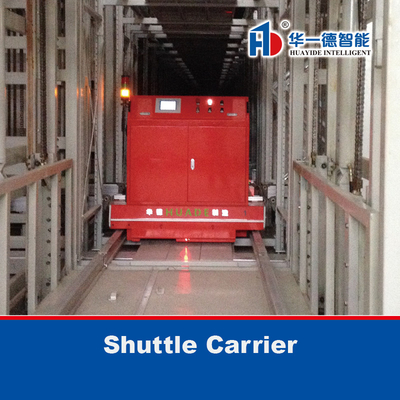 รถขนส่งวิทยุและพนักงานบรรทุกสําหรับพาเล็ต รันเนอร์ Racking Radio Shuttle Rack Shuttle Carrier