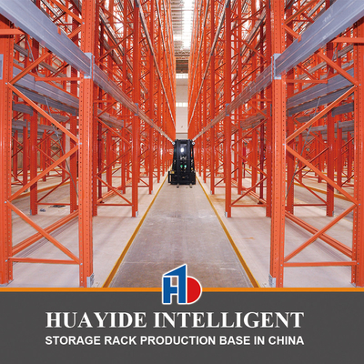 VNA Rack ช่องทางแคบมาก ช่องทางหนัก VNA Pallet Racking ช่องคลังสินค้า ช่องเก็บสินค้า พร้อมรถยกสามทาง