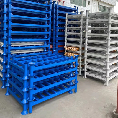 B46: ชั้นวางซ้อน ชั้นวางพาเลทเหล็ก ชั้นวางของในคลังสินค้า ชั้นวางม้วน