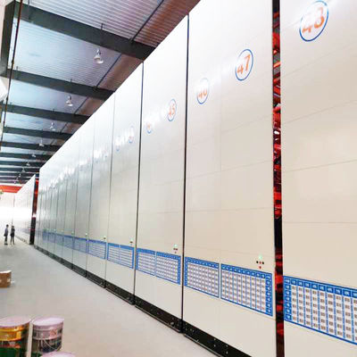 ระบบจัดเก็บสินค้าแบบเคลื่อนที่ ODM Mobile Racking System Rail Free System 1.5kw สำหรับงานอุตสาหกรรม