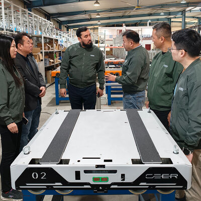 รถรับส่งวิทยุสี่ทิศทาง สำหรับระบบจัดเก็บและเรียกคืนอัตโนมัติ ASRS แบบพาเลท รถวิ่งพาเลท