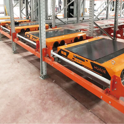 รถรับส่งวิทยุสี่ทิศทาง สำหรับระบบจัดเก็บและเรียกคืนอัตโนมัติ ASRS แบบพาเลท รถวิ่งพาเลท