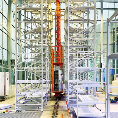 MiniLoad Stacker Crane ASRS Material Box Stacker Crane ระบบจัดเก็บและเรียกคืนอัตโนมัติ
