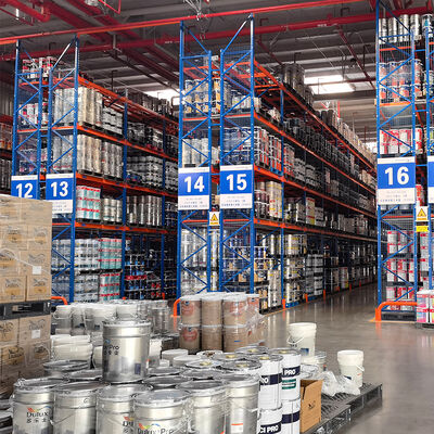 ตาข่ายลวดนิรภัยด้านหลังสำหรับชั้นวางสินค้าในคลังสินค้า ชั้นวางพาเลทแบบแข็งแรง