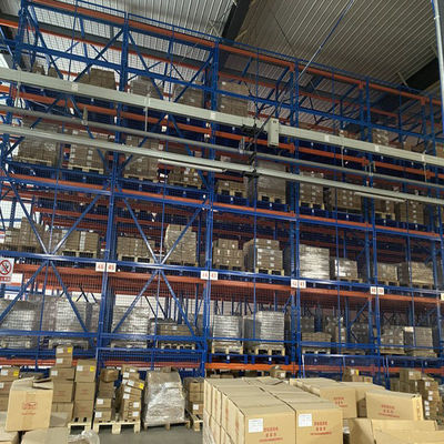 ชั้นวางของพาเลทแบบ Q235 Steel Heavy Duty สำหรับจัดเก็บพาเลท ระบบ Selective Pallet Racking ระยะพิทช์ 76.2 มม.
