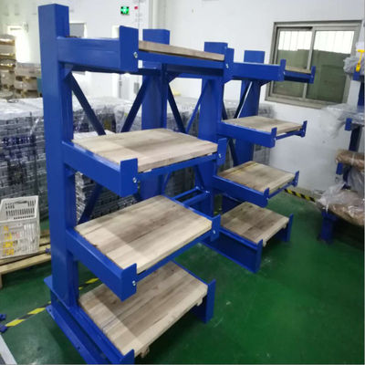 101.6mm Pitch H Beam สร้าง Cantilever Rack 1800mm ยาวแขน