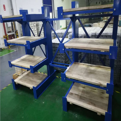 101.6mm Pitch H Beam สร้าง Cantilever Rack 1800mm ยาวแขน