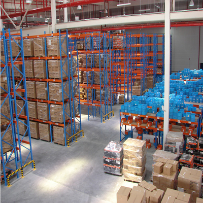 โลหะ Heavy Duty Pallet Racking ความกว้าง 1400 มม ปรับแต่งหลายชั้น